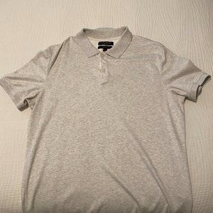 Banana Republic Men's Luxury-Touch Performance Polo - Grey